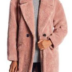 Lucky Brand Teddy Bear Faux Fur Jacket